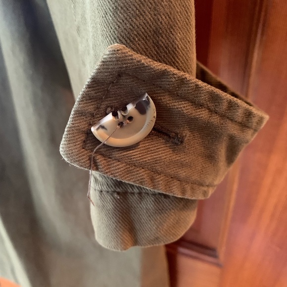 Zara military khaki coat - size XS (more like Med) - Picture 10 of 10